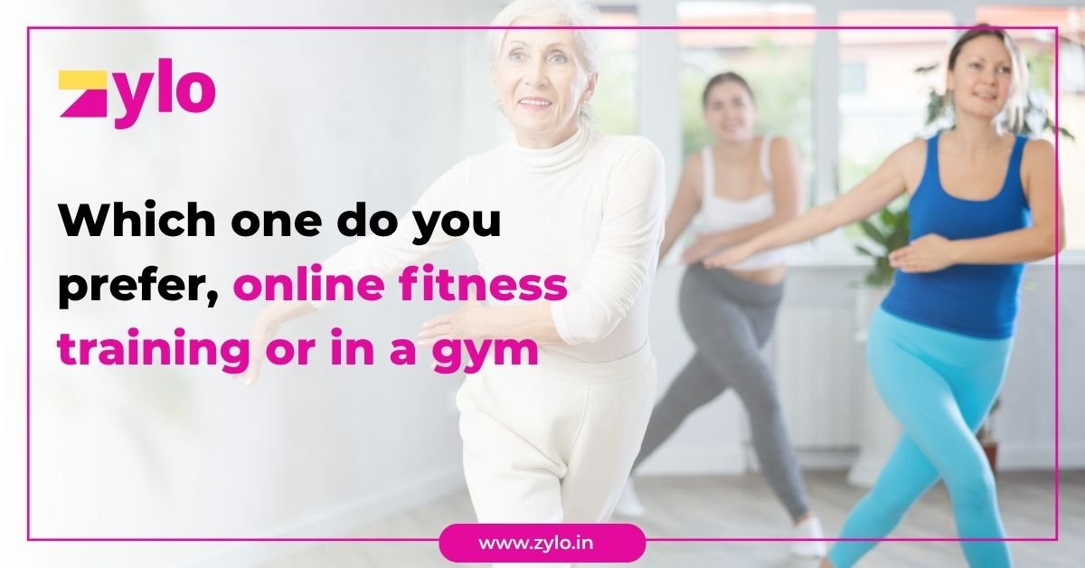 Which one do you prefer, online fitness training or in a gym?